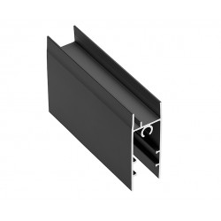 Apatinis horizontalus juodas rėmas LD18 18/4 mm (3 m)