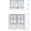 Šiukšliadėžė pastatoma į stalčių (2 kibirų) 2x15L