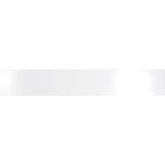 Balta arktinė PVC briauna 201-A 0,6x22mm